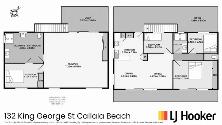 Floorplan of Homely house listing, 132 King George Street, Callala Beach NSW 2540