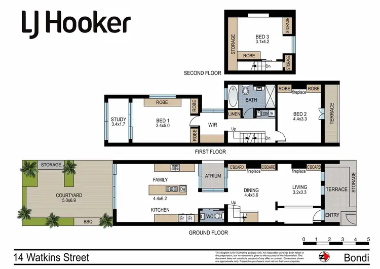 Floorplan of Homely house listing, 14 Watkins Street, Bondi NSW 2026