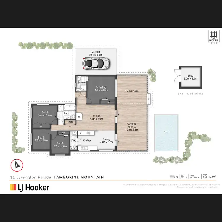 Floorplan of Homely house listing, 11 Lamington Parade, Tamborine Mountain QLD 4272