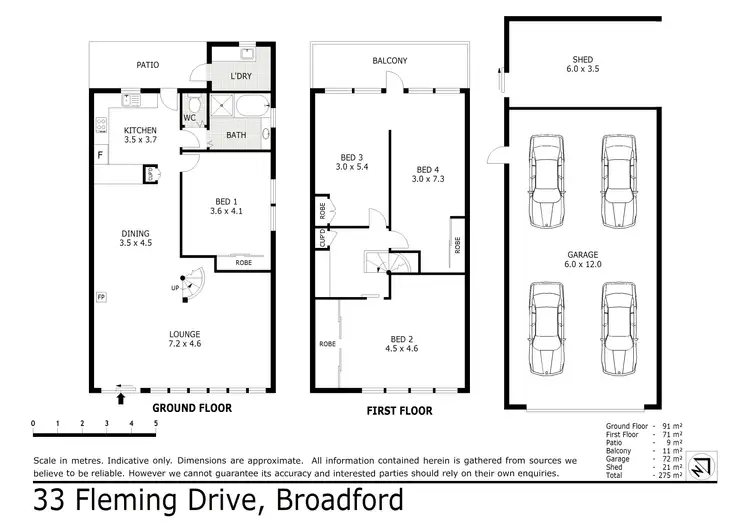 Floorplan of Homely house listing, 33 Fleming Drive, Broadford VIC 3658