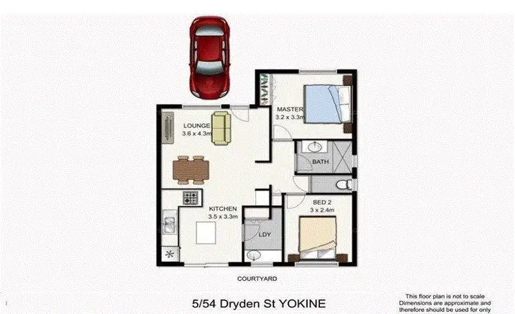 Floorplan of Homely villa listing, 5/54 Dryden Street, Yokine WA 6060