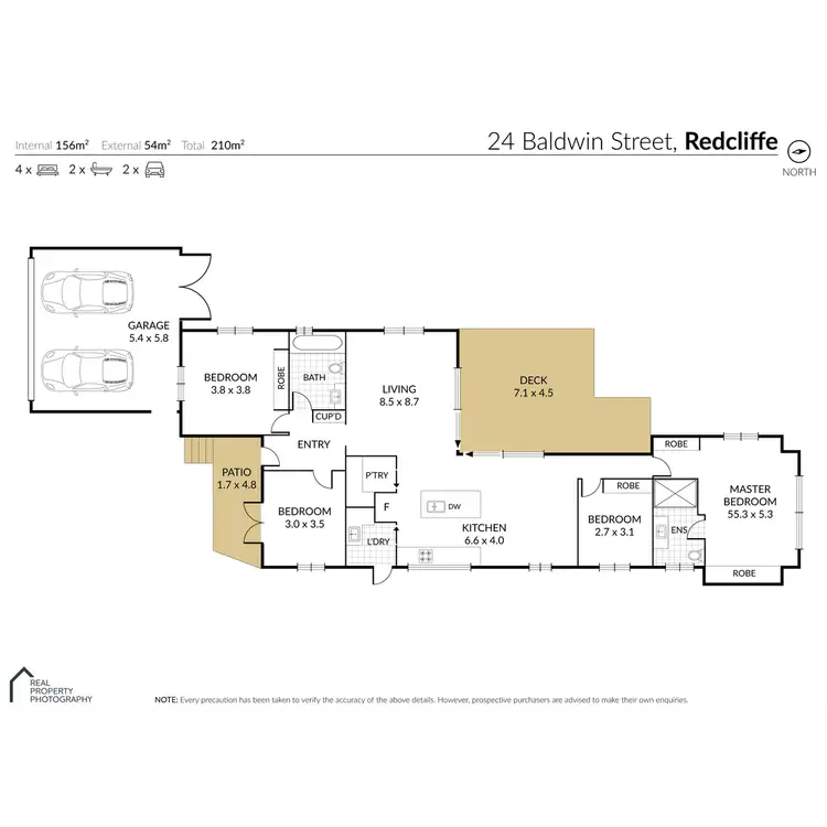 Floorplan of Homely house listing, 24 Baldwin Street, Redcliffe QLD 4020