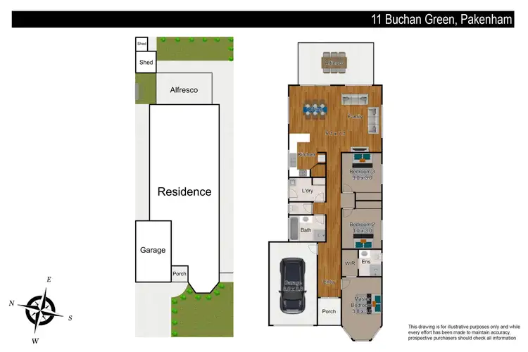 Floorplan of Homely house listing, 11 Buchan Green, Pakenham VIC 3810