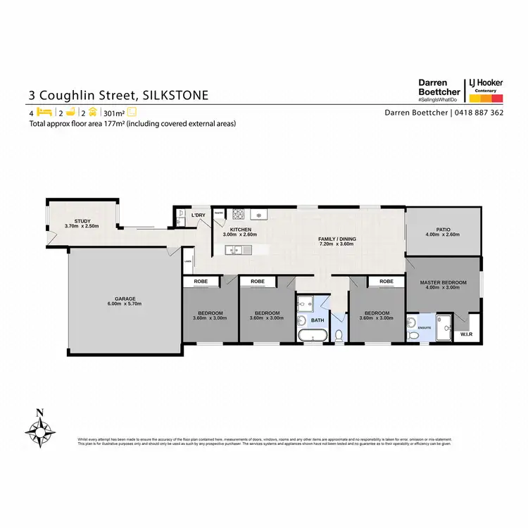 Floorplan of Homely house listing, 3 Coughlin Street, Silkstone QLD 4304