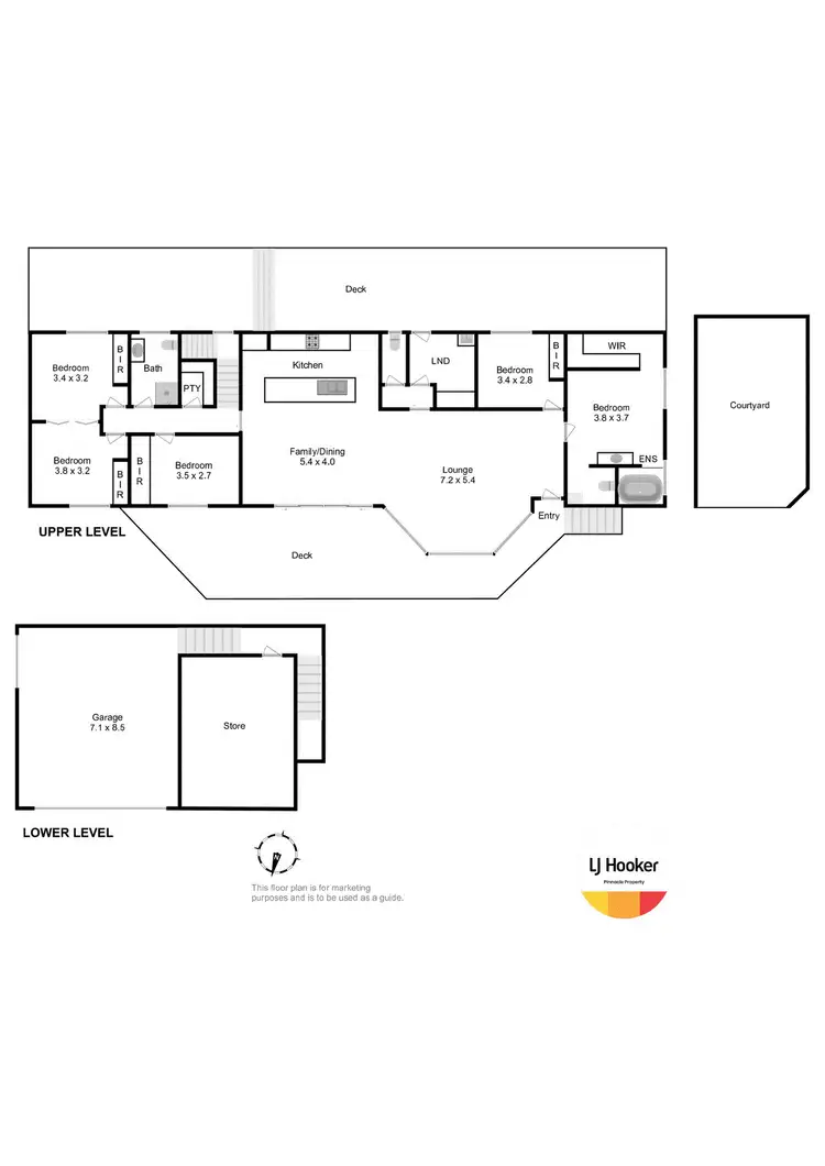Floorplan of Homely house listing, 1 Nursery Court, Lenah Valley TAS 7008