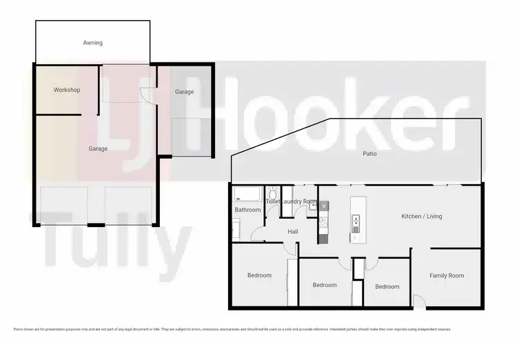 Floorplan of Homely house listing, 18 Chauvel Street, El Arish QLD 4855