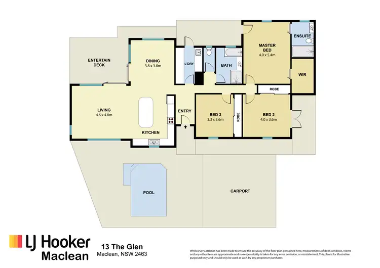 Floorplan of Homely house listing, 13 The Glen, Maclean NSW 2463