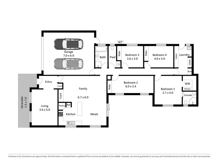 Floorplan of Homely house listing, 358 Gundaroo Drive, Gungahlin ACT 2912
