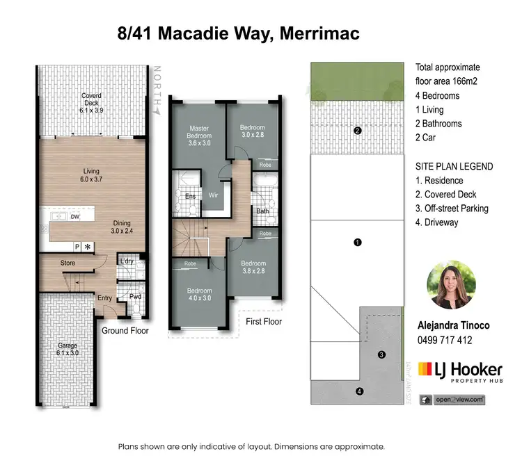 Floorplan of Homely townhouse listing, 8/41 Macadie Way, Merrimac QLD 4226