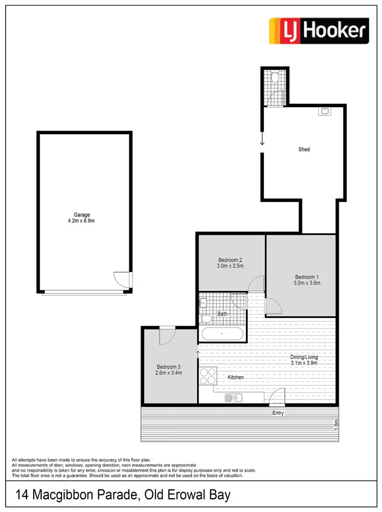Floorplan of Homely house listing, 14 MacGibbon Parade, Old Erowal Bay NSW 2540