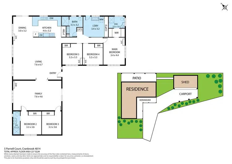 Floorplan of Homely house listing, 5 Parnell Court, Cranbrook QLD 4814