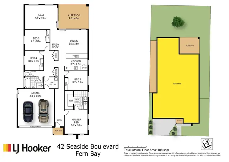 Floorplan of Homely house listing, 42 Seaside Boulevard, Fern Bay NSW 2295