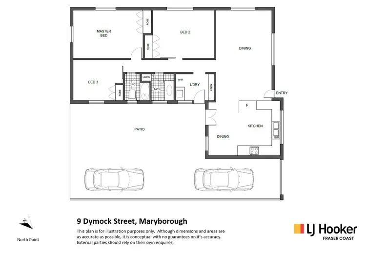 Floorplan of Homely house listing, 9 Dymock Street, Maryborough QLD 4650