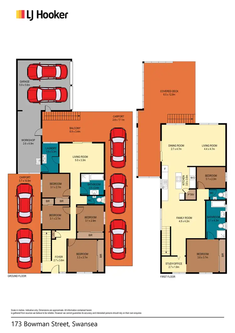Floorplan of Homely house listing, 173 Bowman Street, Swansea NSW 2281