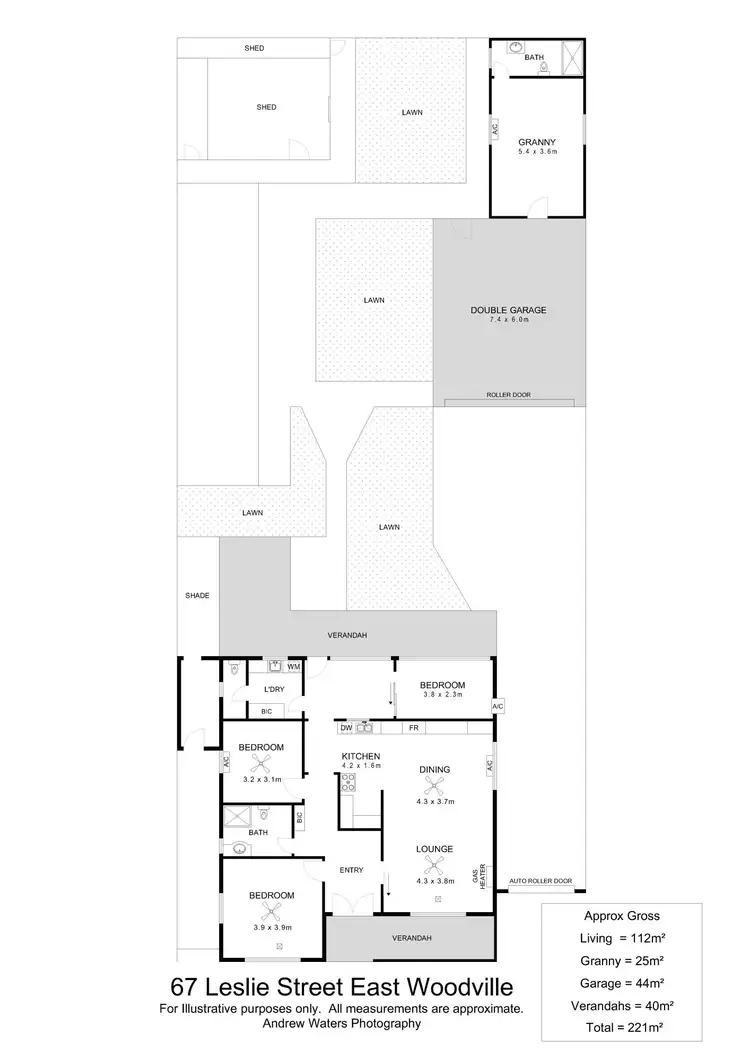 Floorplan of Homely house listing, 67 Leslie Street East, Woodville SA 5011