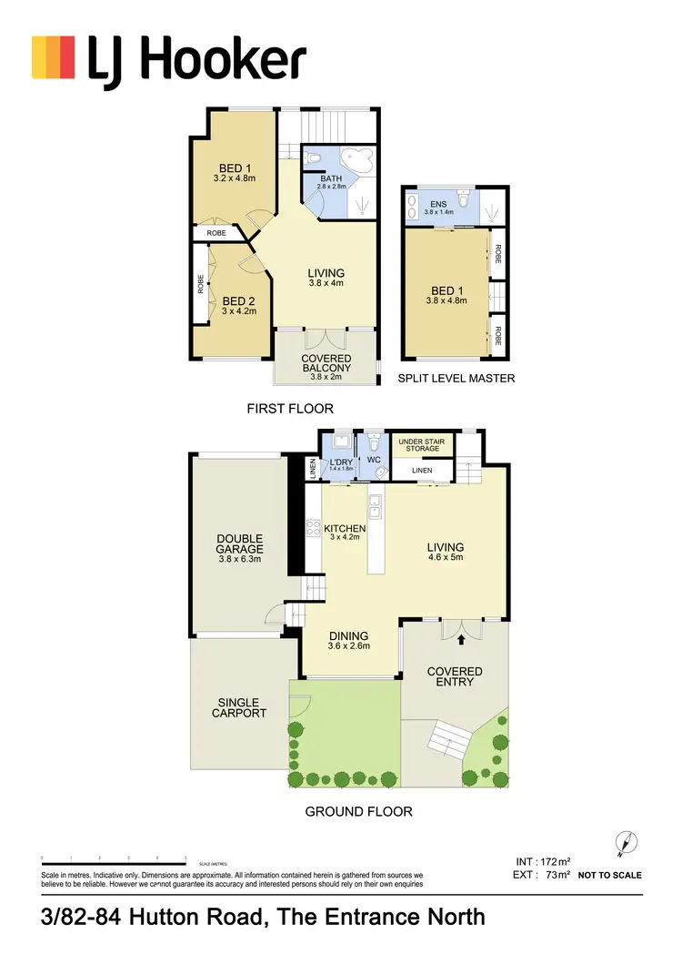 Floorplan of Homely townhouse listing, 3/82-84 Hutton Road, The Entrance North NSW 2261