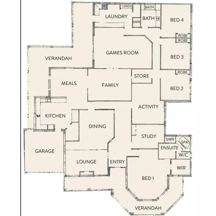 Floorplan of Homely house listing, 11 Honeytree Place, Falcon WA 6210