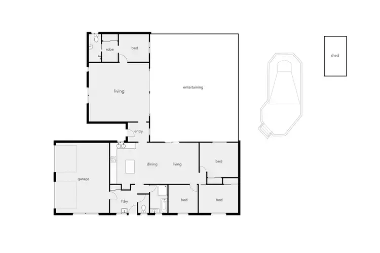 Floorplan of Homely house listing, 32-34 Kevin Street, Whitfield QLD 4870
