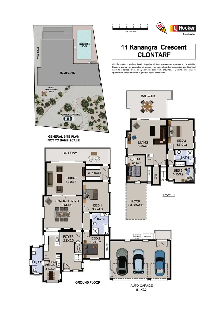 Floorplan of Homely house listing, 11 Kanangra Crescent, Clontarf NSW 2093