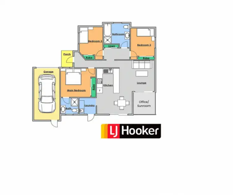 Floorplan of Homely semi-detached listing, 2/15 Lewis Street, Old Bar NSW 2430