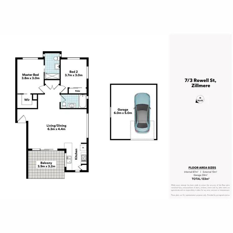 Floorplan of Homely apartment listing, 7/3 Rowell Street, Zillmere QLD 4034
