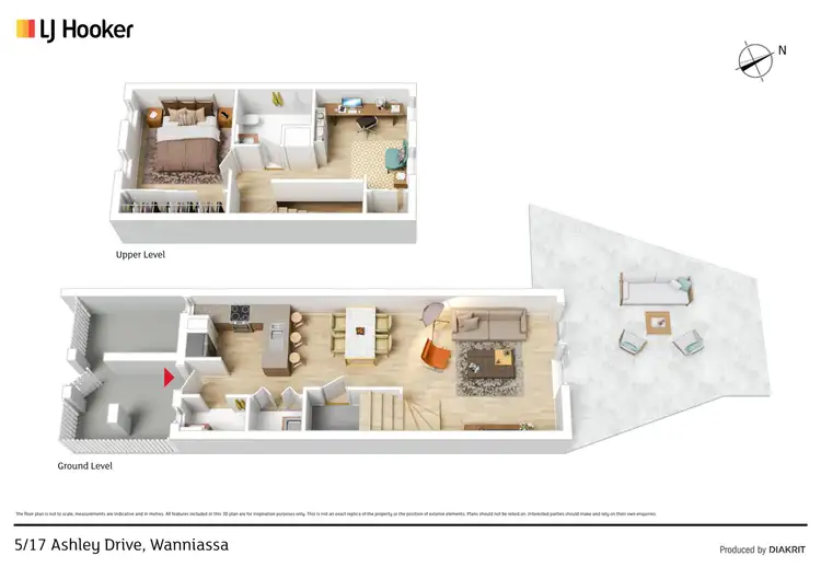 Floorplan of Homely townhouse listing, 5/17 Ashley Drive, Wanniassa ACT 2903