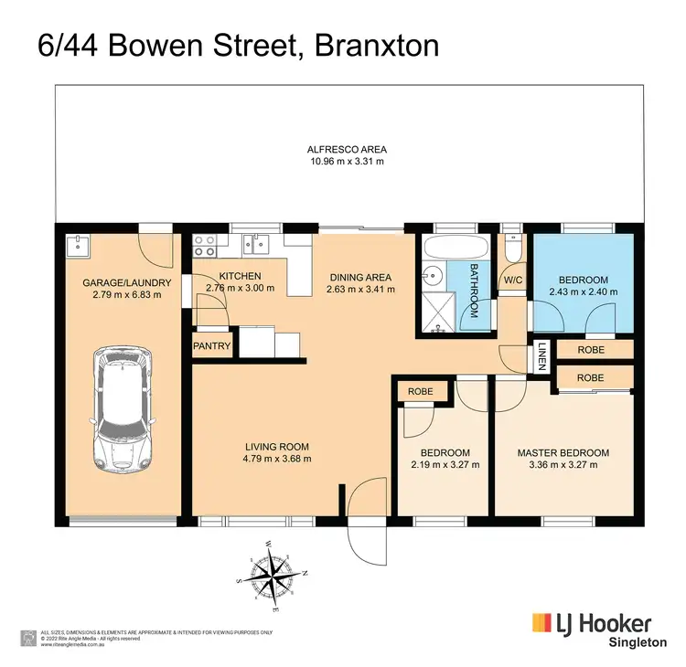 Floorplan of Homely villa listing, 6/44 Bowen Street, Branxton NSW 2335