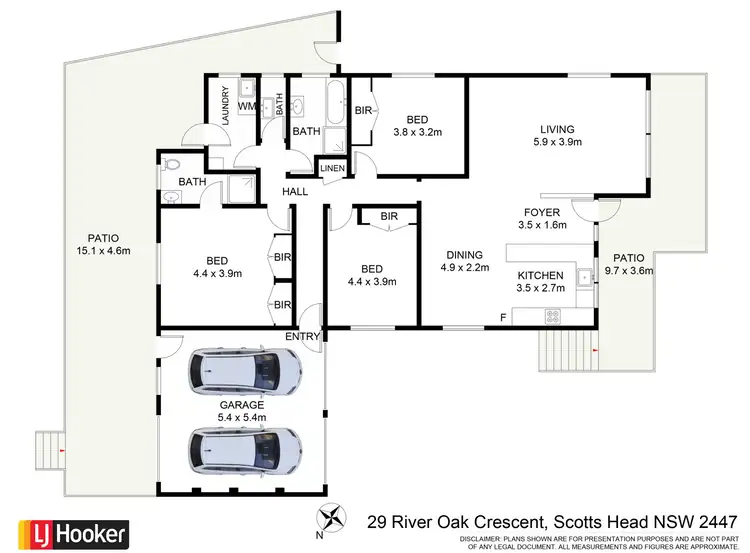 Floorplan of Homely house listing, 29 River Oak Crescent, Scotts Head NSW 2447
