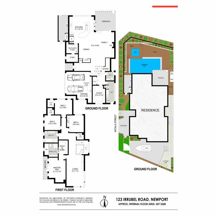 Floorplan of Homely house listing, 123 Irrubel Road, Newport NSW 2106