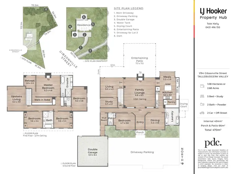 Floorplan of Homely rural property listing, 1/94 Gibsonville Street, Tallebudgera Valley QLD 4228