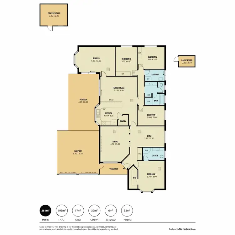 Floorplan of Homely house listing, 33 Taunton Crescent, Craigmore SA 5114