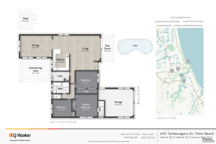Floorplan of Homely house listing, 200 Tallebudgera Drive, Palm Beach QLD 4221