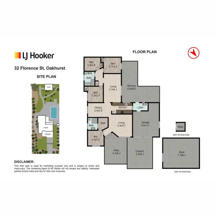 Floorplan of Homely house listing, 32 Florence Street, Oakhurst NSW 2761
