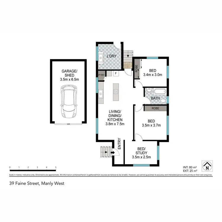 Floorplan of Homely house listing, 39 Faine Street, Manly West QLD 4179