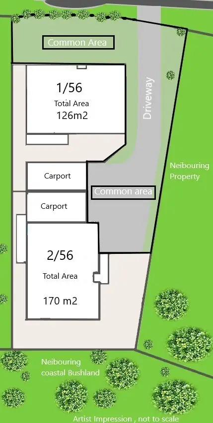 Floorplan of Homely house listing, 2/56 Diamond Head Drive, Sandy Beach NSW 2456