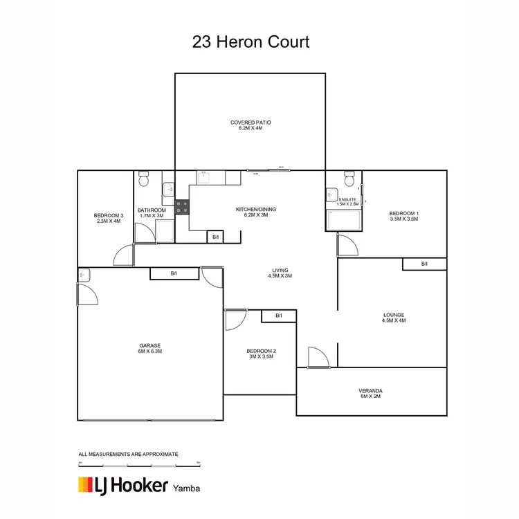Floorplan of Homely house listing, 23 HERON Court, Yamba NSW 2464