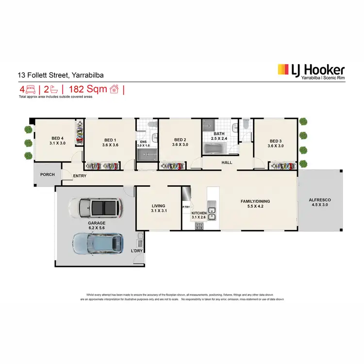 Floorplan of Homely house listing, 13 Follett Street, Yarrabilba QLD 4207