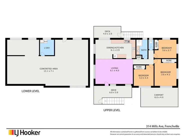 Floorplan of Homely house listing, 314 Mills Avenue, Frenchville QLD 4701