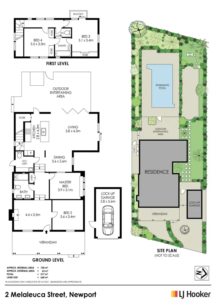Floorplan of Homely house listing, 2 Melaleuca Street, Newport NSW 2106