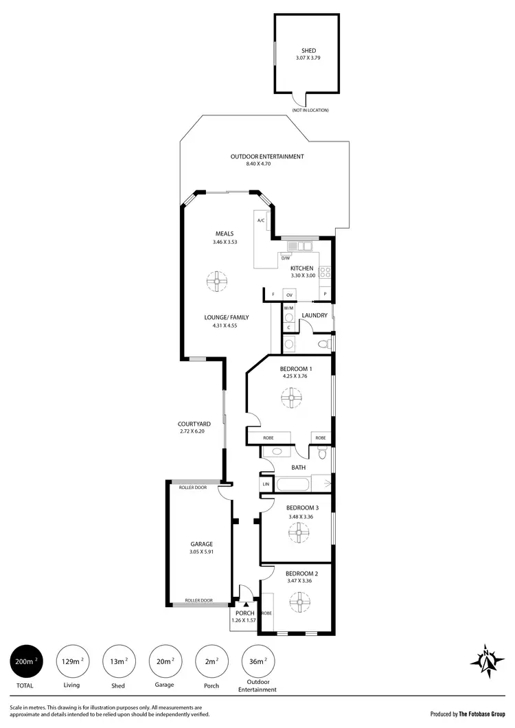 Floorplan of Homely house listing, 3a Winser Avenue, Seaton SA 5023
