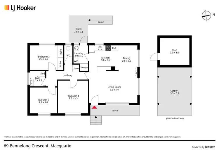 Floorplan of Homely house listing, 69 Bennelong Crescent, Macquarie ACT 2614