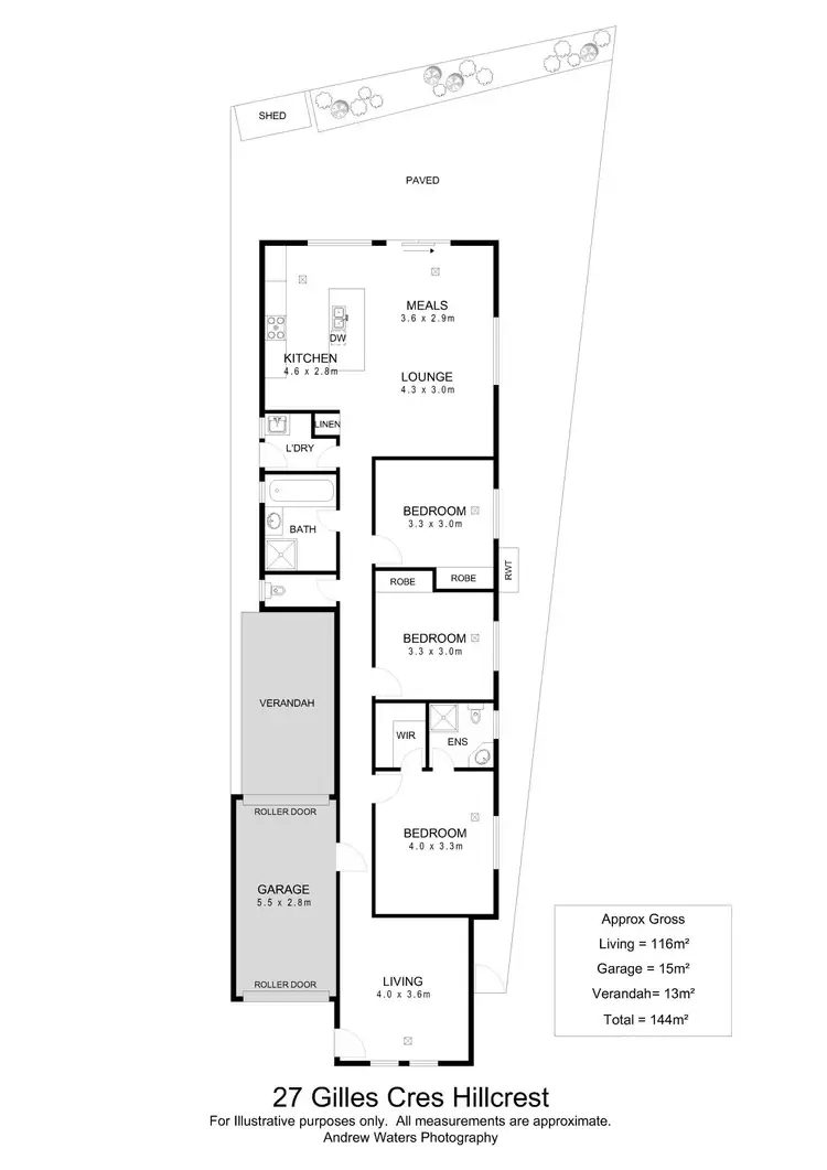 Floorplan of Homely house listing, 27 Gilles Crescent, Hillcrest SA 5086