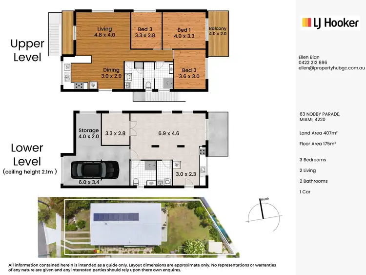 Floorplan of Homely house listing, 63 Nobby Parade, Miami QLD 4220