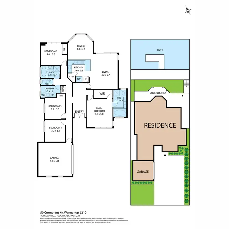 Floorplan of Homely house listing, 50 Cormorant Key, Wannanup WA 6210