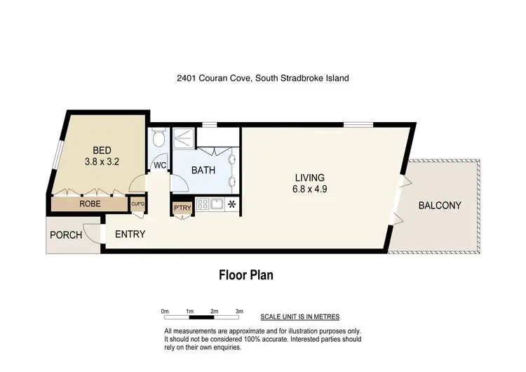 Floorplan of Homely unit listing, Unit 2401 Island Street, South Stradbroke QLD 4216