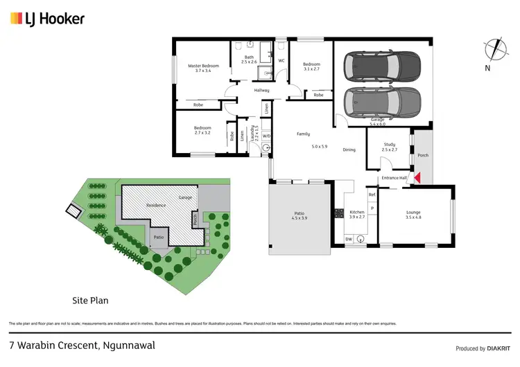 Floorplan of Homely house listing, 7 Warabin Crescent, Ngunnawal ACT 2913