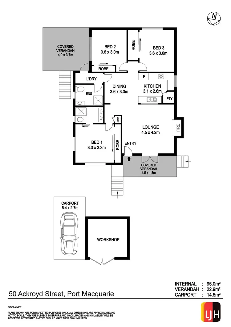 Floorplan of Homely house listing, 50 Ackroyd Street, Port Macquarie NSW 2444