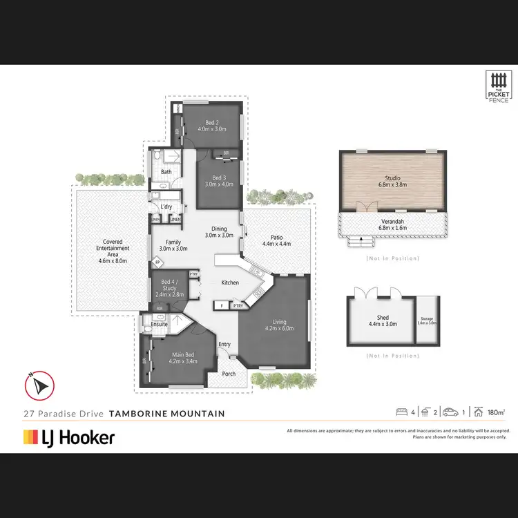 Floorplan of Homely house listing, 27 Paradise Drive, Tamborine Mountain QLD 4272