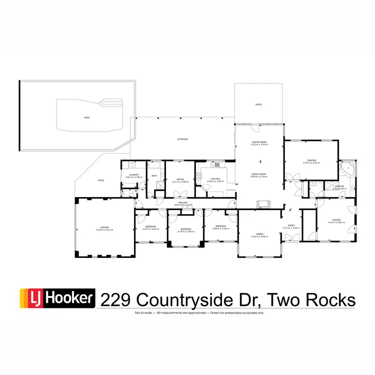 Floorplan of Homely house listing, 229 Countryside Drive, Two Rocks WA 6037