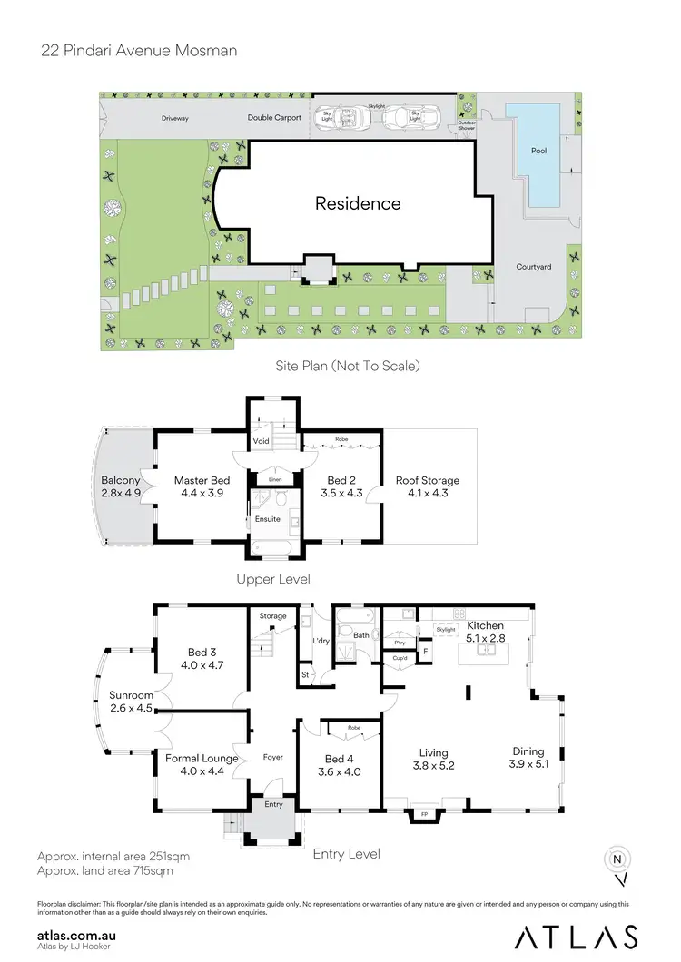Floorplan of Homely house listing, 22 Pindari Avenue, Mosman NSW 2088